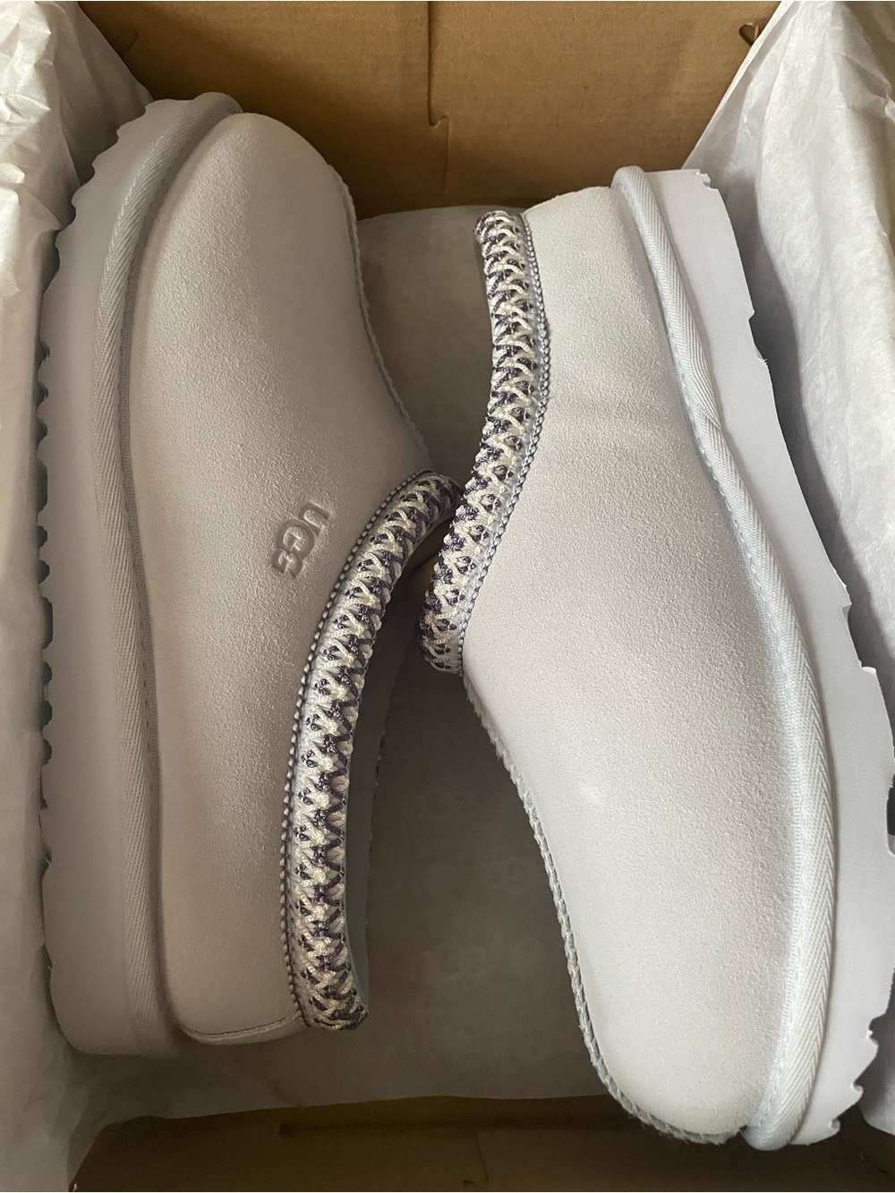 Authentic New Ugg Tasman Kids’ Size 6 (Women’s 7.5) Pretty Misty Wisteria Purple